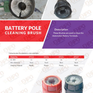 Battery Pole Cleaning Brush